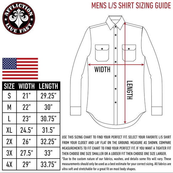 AFFLICTION Men's Button Down Fort Story - Picture 10 of 10